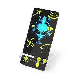Alien-Themed Smartphone Display Stand, Desk Organizer for Kids, Unique Gift for Space Lovers, Desk Decor, Fun Alien Gadget