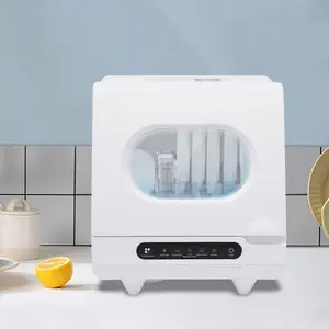 Viral 2025 Countertop Dishwasher Machine, 6-Set Capacity, 5 Functions (Quick/Strong Wash), 161.6℉ Sterilizing Home Kitchenware