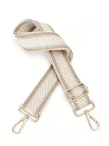 1 Piece 1.5inch Wide Adjustable Fashion Jacquarded Bag Strap, Durable and Stylish Design, Perfect for Daily Use, Ideal Gift for Her