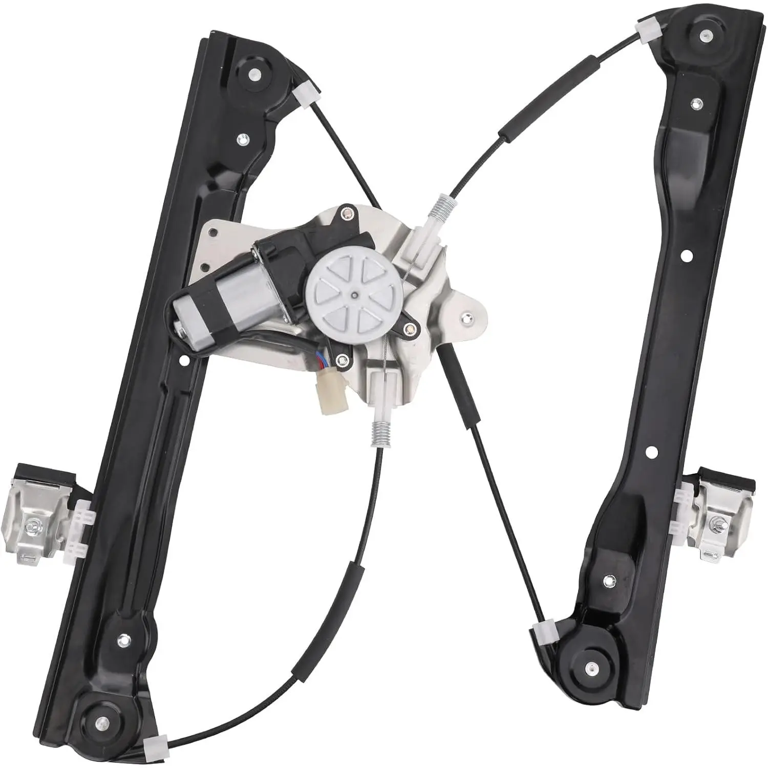 Solid Synthetic Car Replacement Power Window Lift Regulator Assembly, Front Right Passenger Side, 2 Pins, Compatible with Chevrolet Cruze 2012-2015/Chevy Cruze Limited 2016, OE 751-740 Equivalent, Free Replacement, Manufacturer Warranty