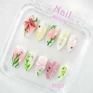 .DP.7035.Handmade 3D Carved Wearable Nail
