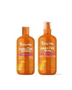 FreshPaws Essentials Duo – 16 oz Shampoo & 16 oz Flea & Tick Spray