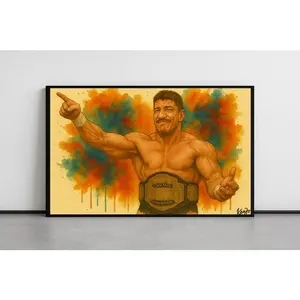 Eddie Guerrero WWE Poster Retro Wrestling Art  Poster #332