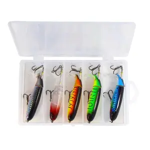 Hot Model Lure Set Tractor Pencil Spinner Hard Bait 13g Tractor 5Pcs Set Floating System Bionic Fishing Lure Long Casting Floating Sea Fishing Lure