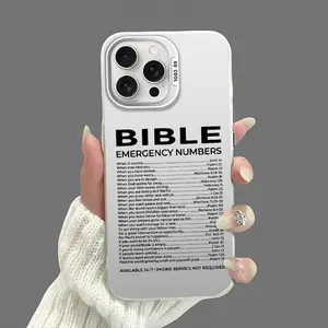 Bible Pattern Phone Case, Anti-dropPhone Protective Cover, Phone Accessory Compatible. for iPhone 6 7 8 X XR XS 11 12 13 14 15 Pro Max Galaxy S25 S24 S22 S23.YW29