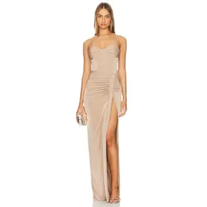 Katie May Chaka Gown in Sand