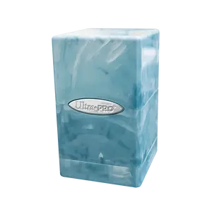 Marble SATIN® Tower DECK BOX® - Light Blue / White Marble SATIN® Tower DECK BOX® - Light Blue / White