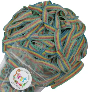 QUATTRO RAINBOW GUMMY BELTS 2LB BAG