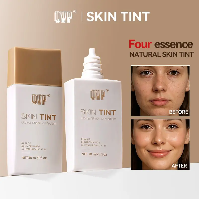 Oil Control Long-Lasting Foundation Liquid, Lightweight Hydrating Concealer Primer, Flawless Glow Finish Makeup Base, Perfect for All Skin Types, Flawless Radiant Skin Tint Cosmetics Products
