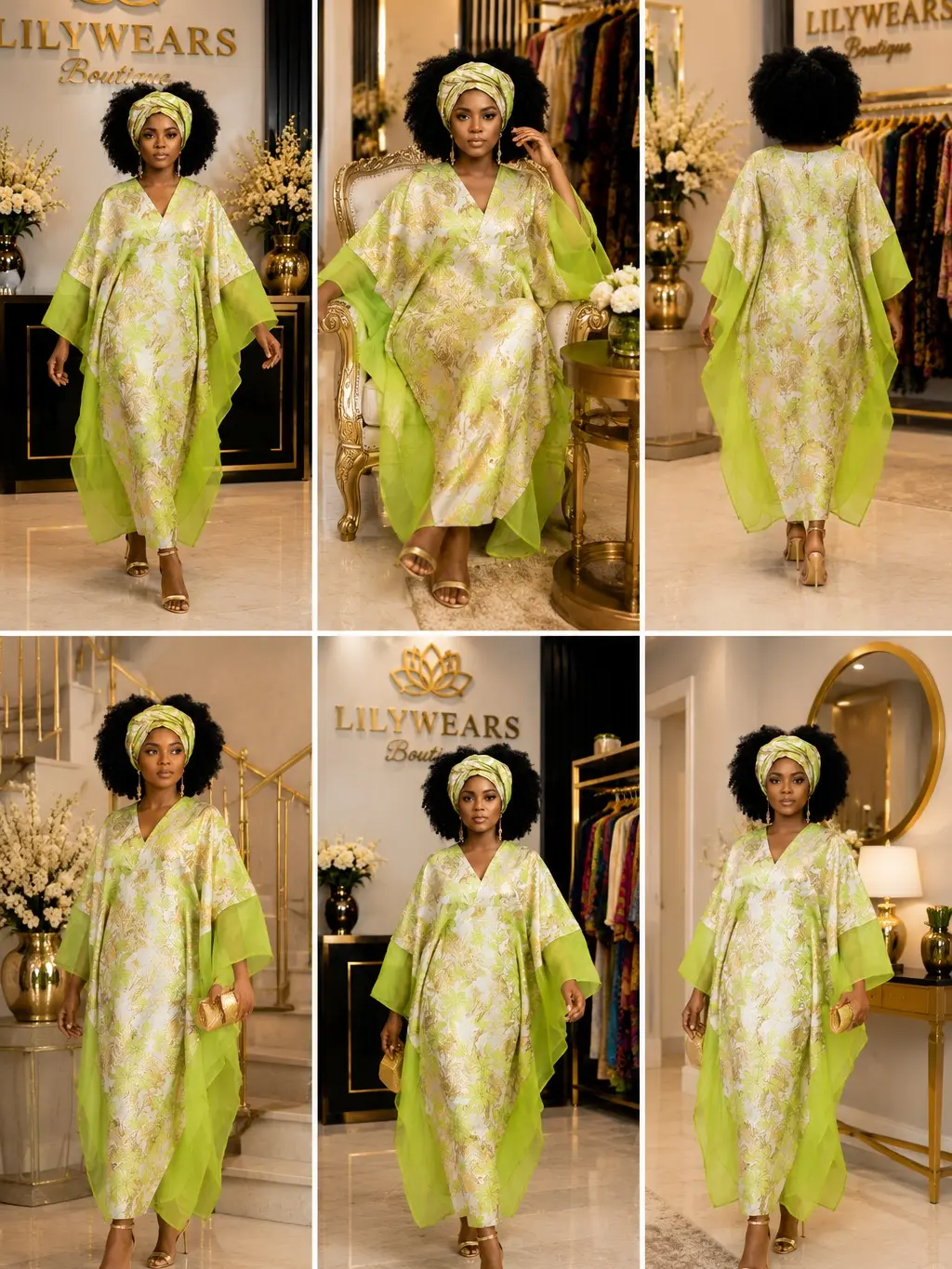 Tutu Luxury Party Bubu Brocade For Special occasion One Size