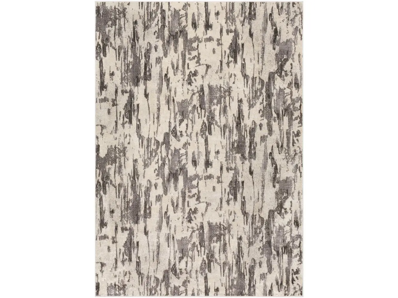 Livabliss LGM2303-1616 18in. Indoor Lagom Look Single Rug - 15% Polyester, 85% Polypropylene Poly Blend, Light Gray, Medium Gray, Charcoal, Synthetic Polymers Area Rug, Synthetic Polymers Area Rugs