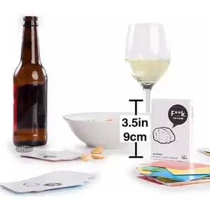 F*k the Game Card Game, Rainbow Style, Adult Party Social Card, Reaction and Speed Test, Fun Gathering Game for Adults