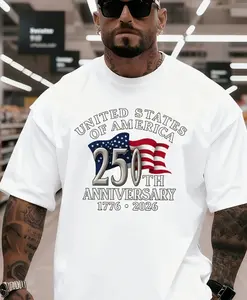 USA 250th Anniversary T-Shirt 1776-2026 American Flag Patriotic Graphic T-shirt, Hoodie and Sweatshirt V