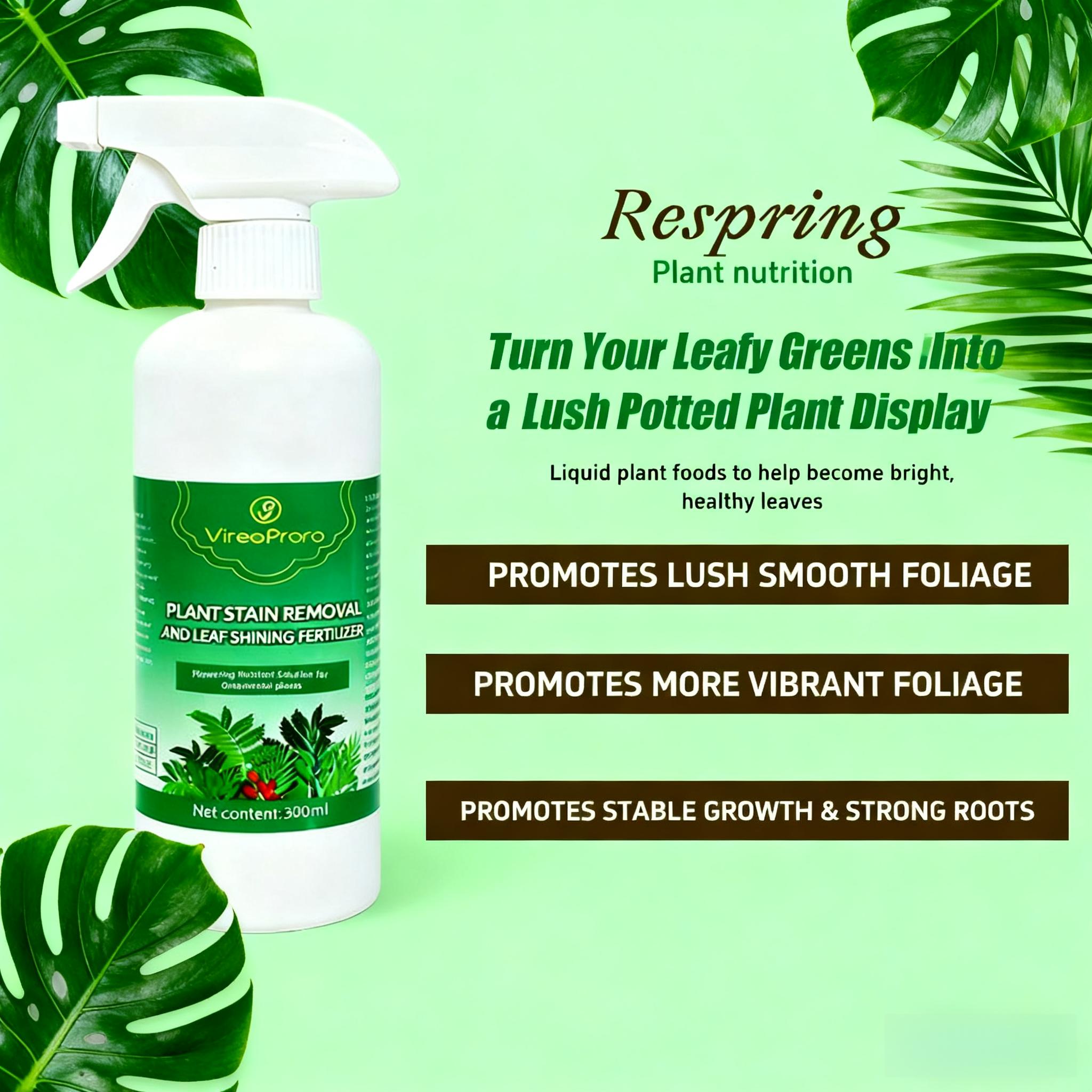 Leaf Shine & Cleaner Spray for Houseplants – No Dilution Plant Leaf Care Solution (300ml) Leaf Shine & Cleaner Spray for Houseplants – No Dilution Plant Leaf Care Solution (300ml)