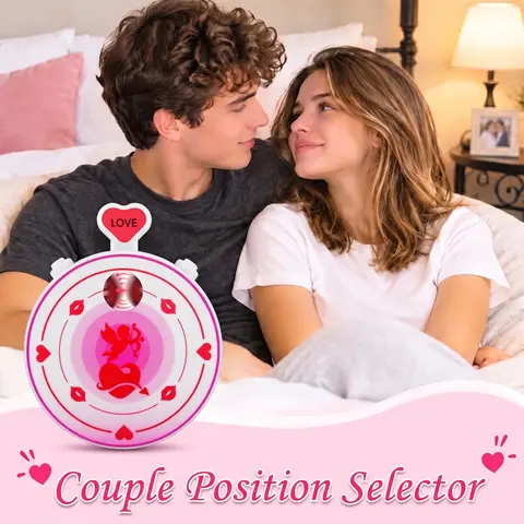 Double-Sided Heart Theme Dice Board Set - Romantic Decision Maker with Timer, Adult Party Game for Board Games Night, Valentine's Day, Anniversaries