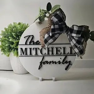 Custom Last Name Sign