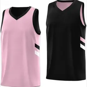 KXK Blank Youth Reversible Basketball Jersey,Sports Athletic Practice Basketball Shirt 90s Hip Hop Clothing for Boys Girls