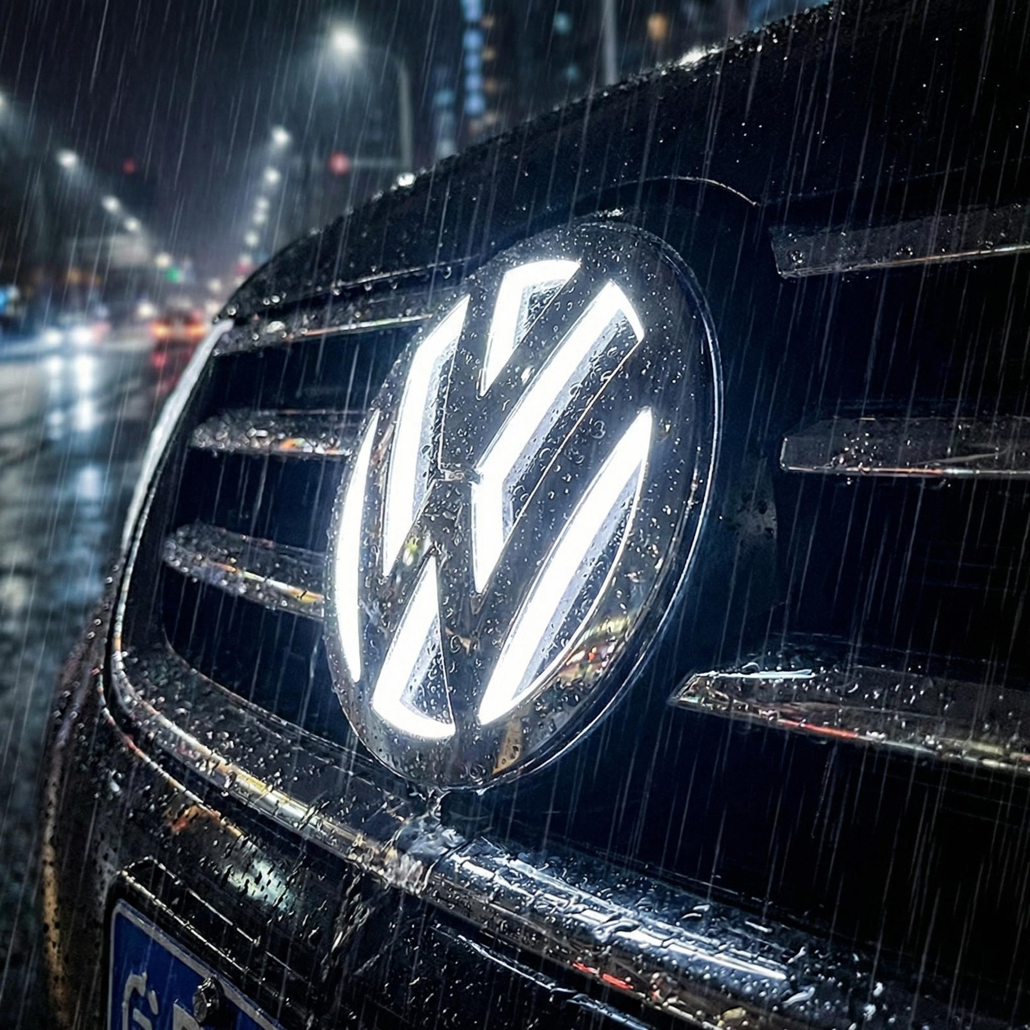 VW LED Logo Light for Volkswagen Golf Jetta Passat CC Polo | 4D/5D Glowing Front Grille Rear Badge Emblem | 11cm Car Atmosphere Decorative Lamp | Modification Accessories Tube Tail Lights Tacoma Roof Top Strobe Bar with RGB Fuse Assortment Kit Puller