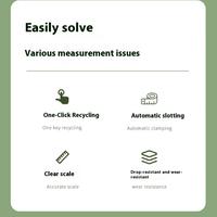 Random color - Dual-Sided Inch/CM -3PC