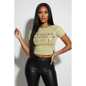 Tequila Mesh Crop Top