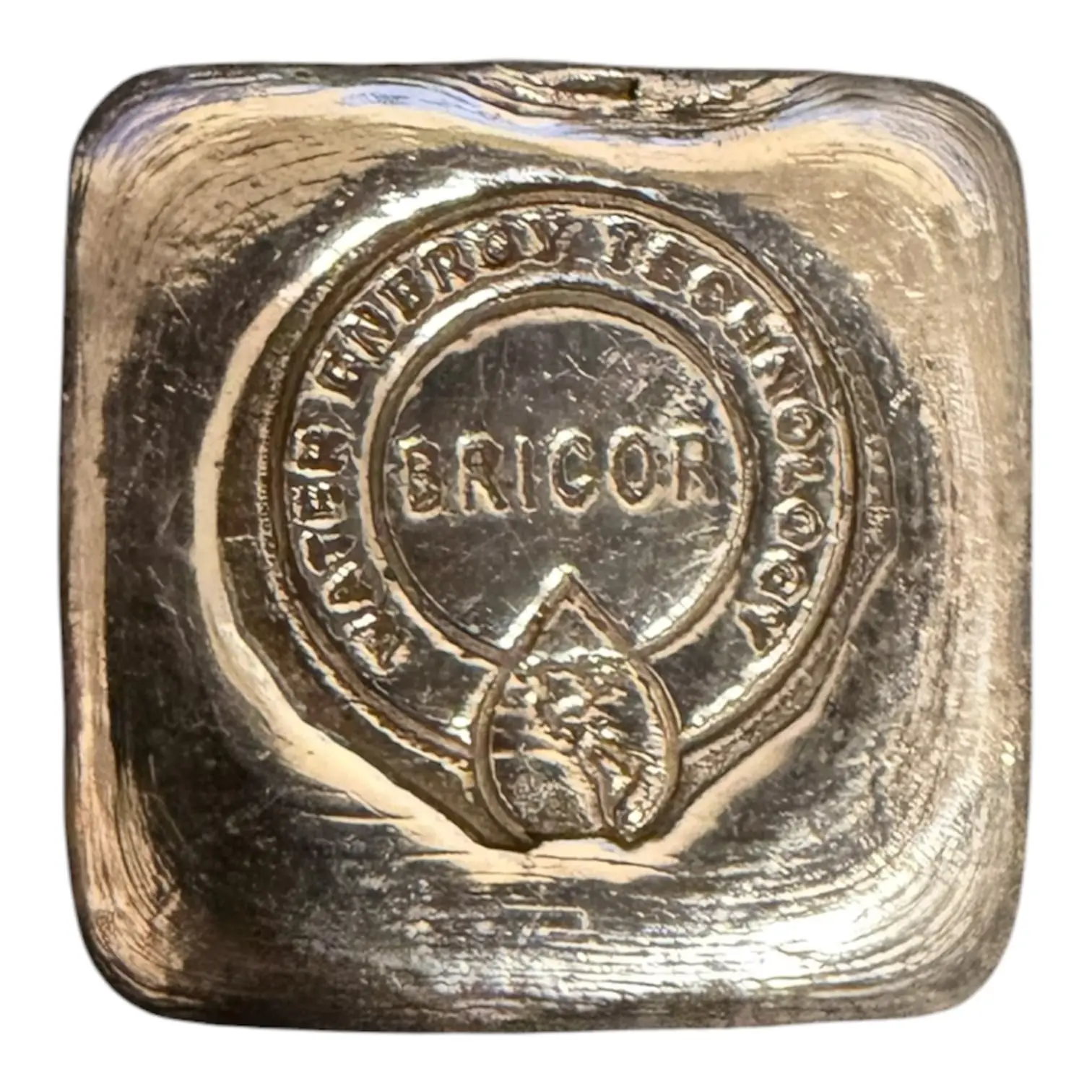 Bricor Analytical Hand Poured 1 oz .999 Fine Silver Bar