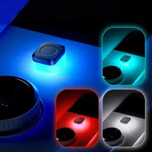 1x Car USB Led Light mood lamp,Universal LED interior Atmosphere Light Auto Reading Lamp Decorations Decorative Strip,Plug Play, Car Lighting Accessories, Led Car Ambient Light