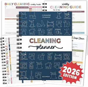 ADHD Cleaning Planner - Cleaning Schedule and Checklist Organizer for Adults and Teens - Daily, Weekly & Monthly Household Cleaning Checklist for ADHD Minds - Stress-Free Housework