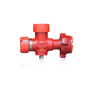 2" FIG 1502 CHOKE TEE M(Wing) x F(Thread) x F(Thread) STD