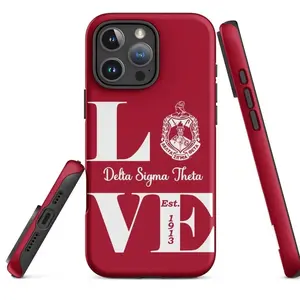 Delta Sigma Theta Love Crest Tough Case for iPhone