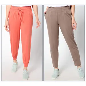 AnyBody Regular Cozy Knit Jogger and Ankle Pant Set