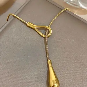 Crafted from 18K gold plated stainless steel, this sleek and dainty piece adds the perfect touch of shine to any outfit. Its smooth snake chain design makes it ideal for layering or wearing solo for a clean, classy look.