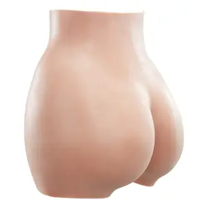 VEVOR Silicone Bodysuit, D-Cup Silicone Breastplate for Crossdressers, Realistic Silk Cotton-Filled Fake Boobs Breast Forms for Transgender Cosplay Drag Queen, Nude
