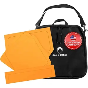 & ,  &Adults - Rubber Bases Bag Set - Baseball, Kickball, Tee Ball, Wiffle Ball - Practice, Yard