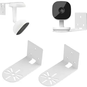 Hardware tools 2Pack Adhesive Wall Mount Compatible with myQ Smart Garage Security Camera,myQ Indoor Plug-in Security Camera Gen 2,No Drilling Mounting Bracket for myQ Smart Garage Camera Get The Best View