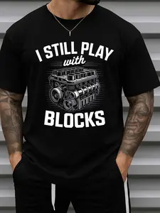 Engine Block Tee Funny Humor Comfort Colors Tshirt T Shirt Mens 180G 100% Black Lightweight, Perfect for Casual Wear, Ideal for Outdoor Activities Cool Shirts, Funny Shirts, T Shirt Husband Work Christmas Gifts
