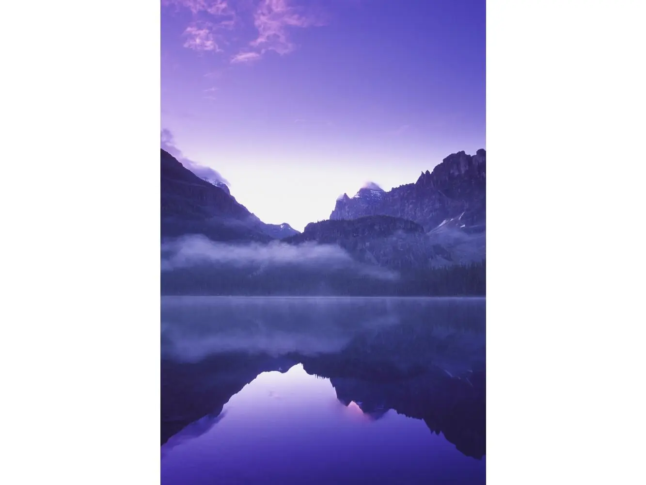 Lake & Scenic Mountains Poster Print - 11 x 17 in.