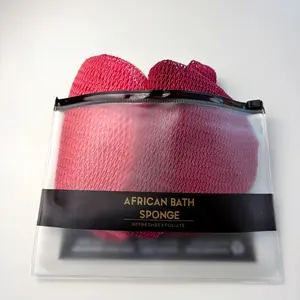 【2PCS】 African Exfoliating Net Bath Sponge