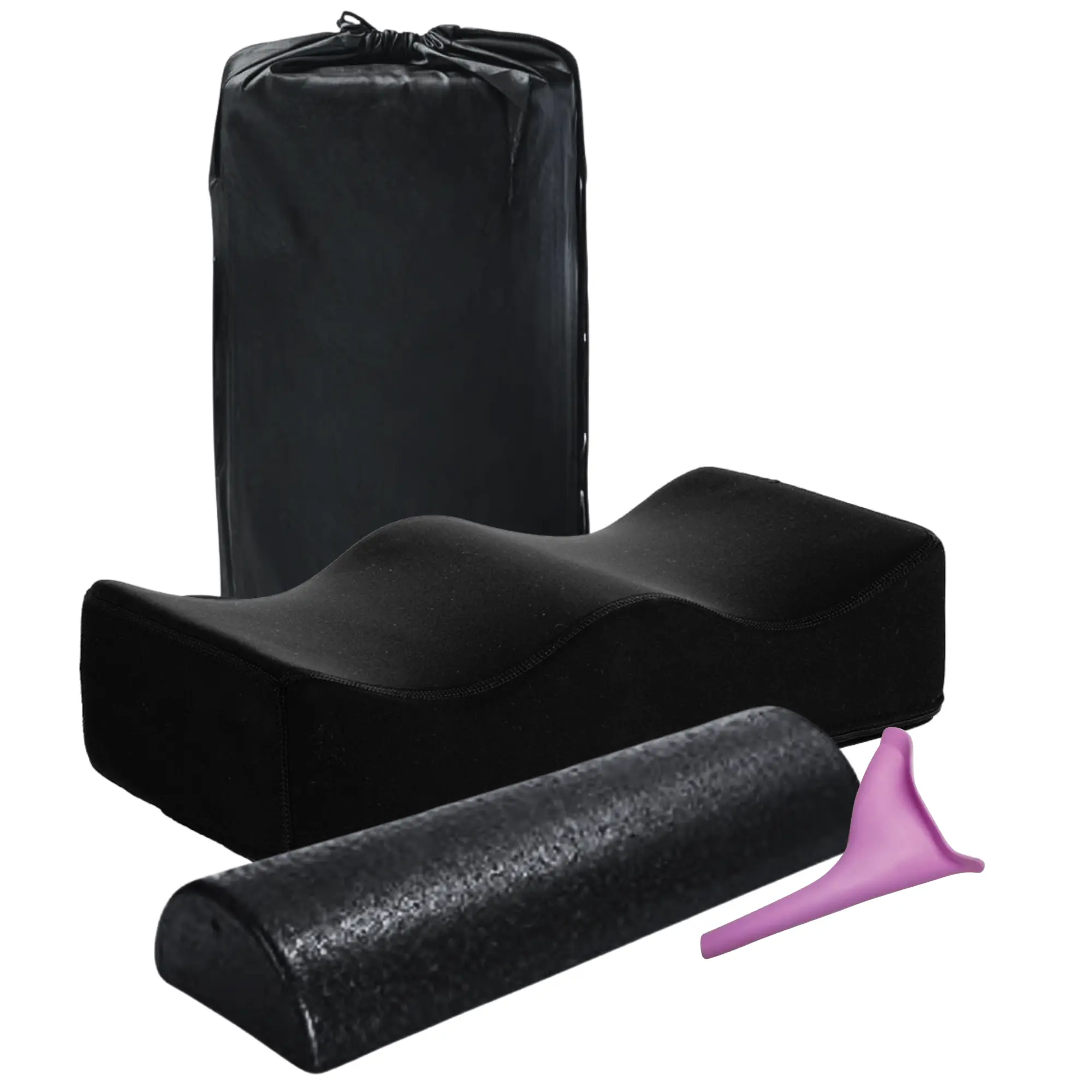 BBL Pillow After Surgery with BBL Toilet Seat Pillow, Cojin BBL Essential Soft Butt Cushion with Back Support Pillow Female Urinal, Almohada BBL Post Surgery Supplies