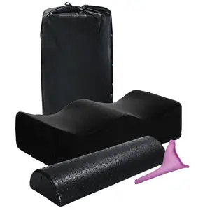 BBL Pillow After Surgery with BBL Toilet Seat Pillow, Cojin BBL Essential Soft Butt Cushion with Back Support Pillow Female Urinal, Almohada BBL Post Surgery Supplies