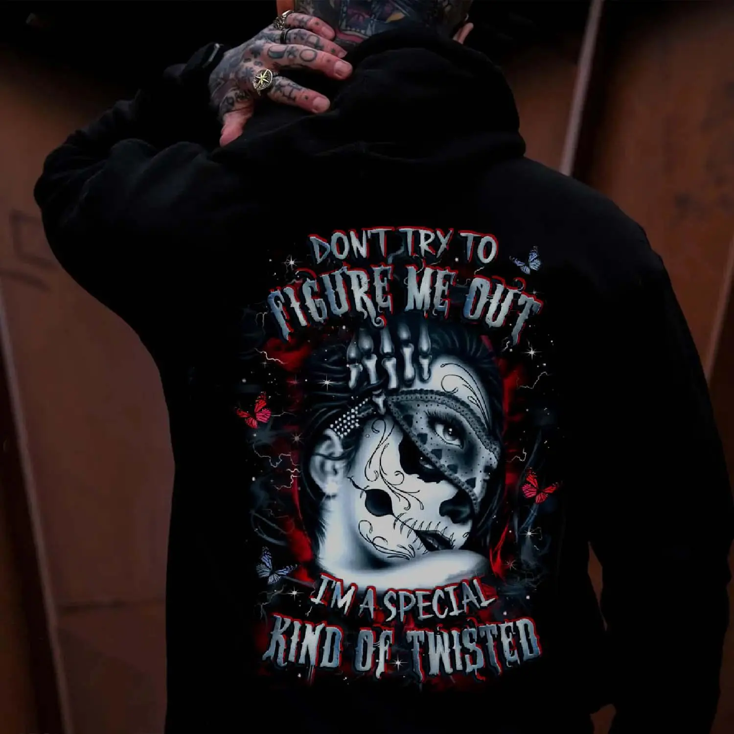 Don’t Try To Figure Me Out Hoodie, Tshirt, Sweatshirt, Aesthetic Tatoo Outfits, Streetwear Style, Retro Vintage Y2k Women Graphic Tees