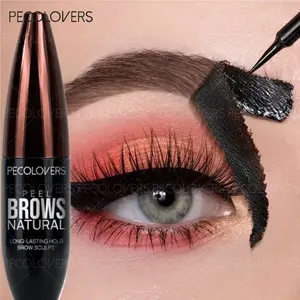 1PC Long Lasting Durable Waterproof Eyebrow Makeup Gel ,Black Brown Tattoo Color - Natural Look