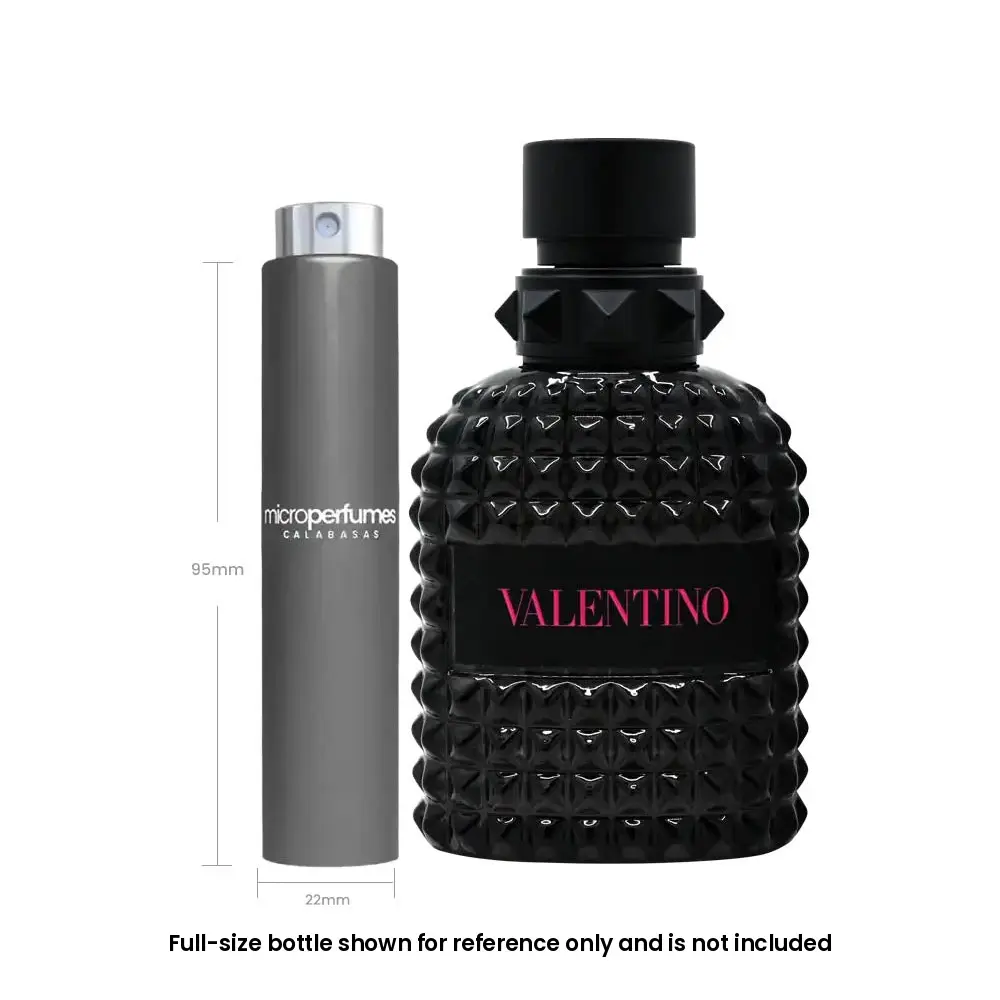 Valentino Uomo Born in Roma Extradose Parfum For Men – 0.17 fl oz / 5 mL Travel Spray Decant, Lavender, Spices, Woods, Gift for Him, Independently Rebottled by MicroPerfumes