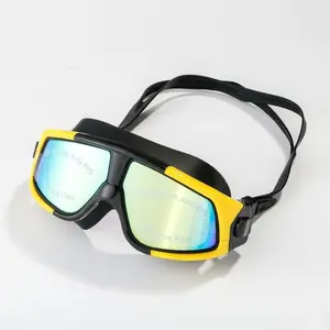 High Value Large Frame Swimming Goggles HD UV Protection Waterproof Anti Fog Unisex Swimming Gear Grade Comfort Fit Wide Vision Durable Swim Eyewear