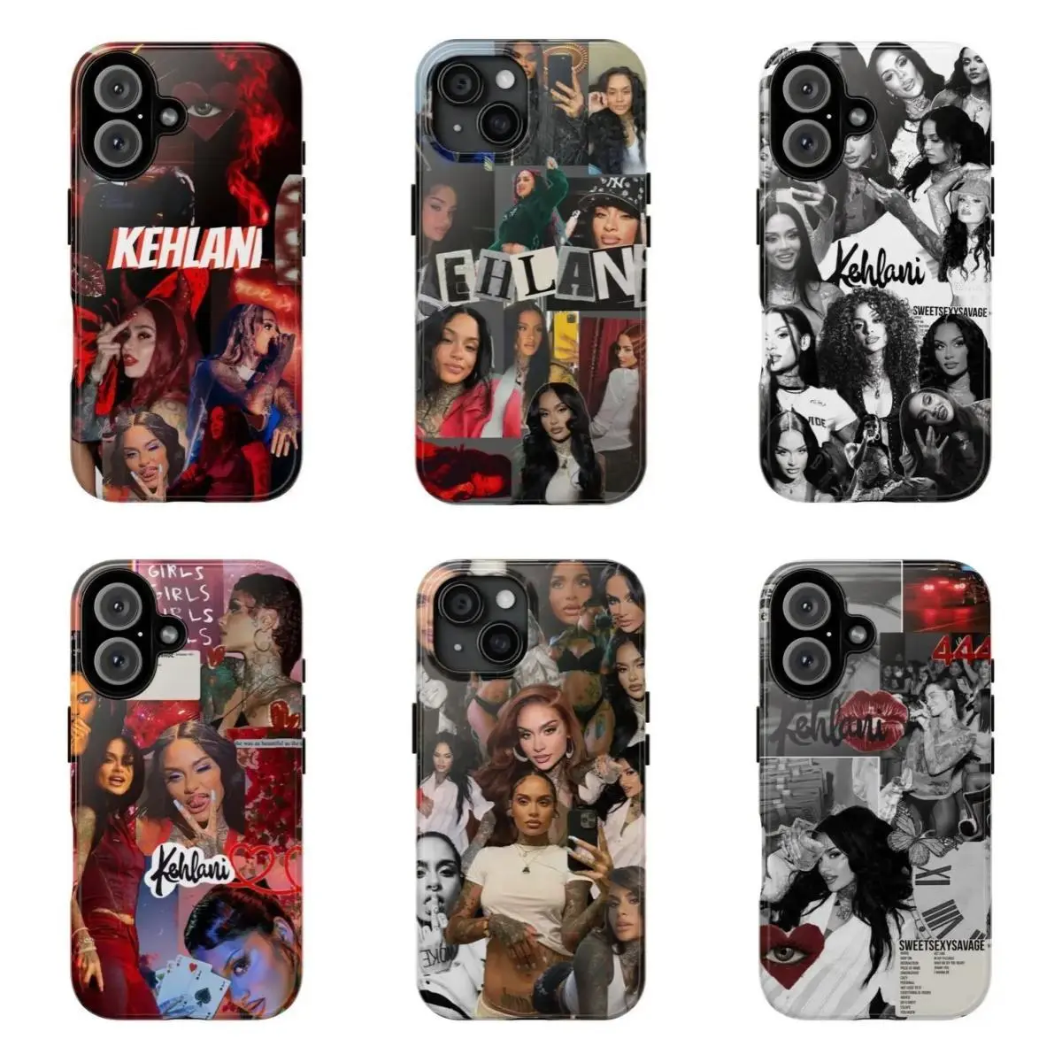 K-Kehlani Crash Tough Phone Case Crash World Tour 2025 Design Compatible for iPhone 17 16 15 14 13 12 11 and for Samsung S21-S25 Perfect Gift for Fans & Music Lovers Cellphone Wireless