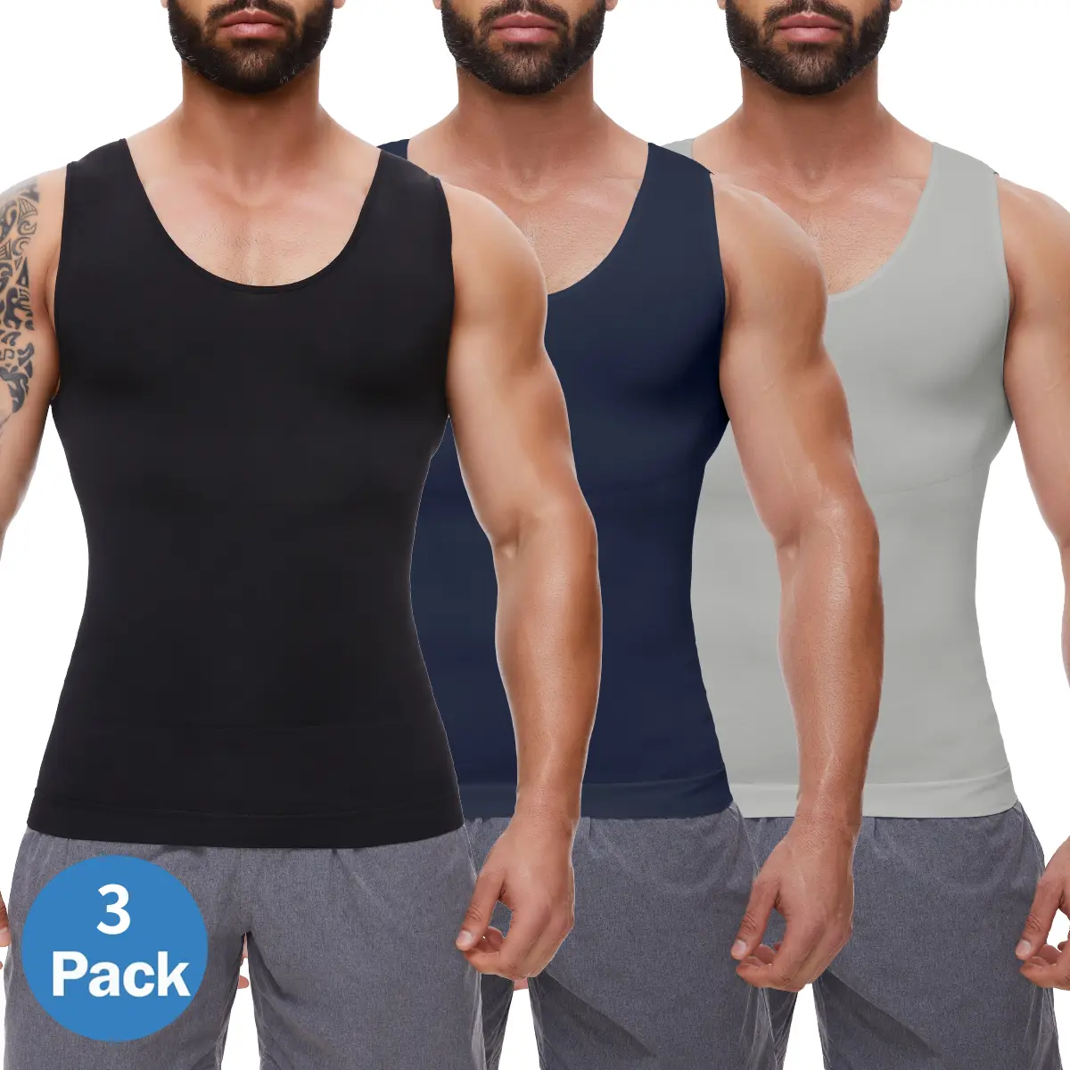 Black+Gray+Navy Blue