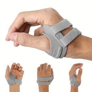 1 Piece Adjustable Thumb Brace, Thumb Splint, Thumb Support, Lightweight, Breathable, Washable, Unisex