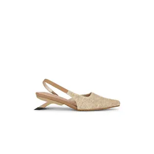 Nora Lozza x REVOLVE Madi Swedish Pump in Cappucino