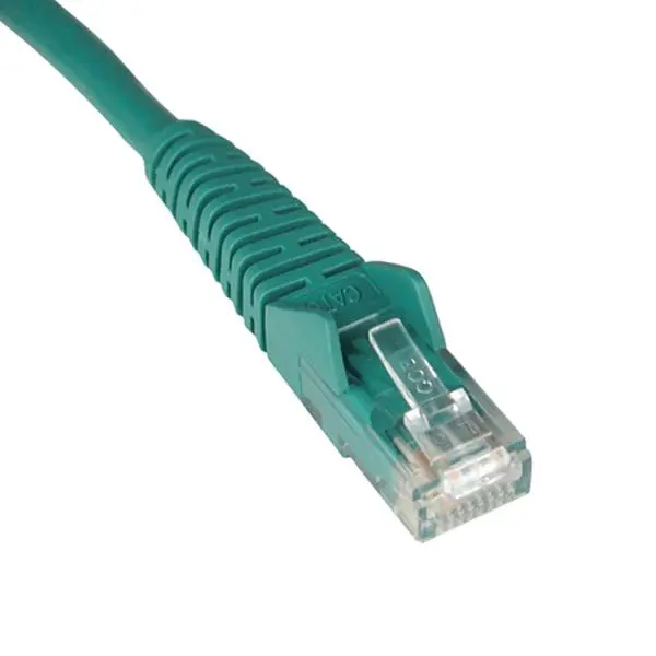 TRIPP LITE Cat6 Gigabit Copper Wire Network Cable - 25 ft, Snagless Boot, High-Speed Data Transfer, Stable Performance Up to 550MHz, UL Verified, Free From Defects in Materials and Workmanship, Model N201-025-GN