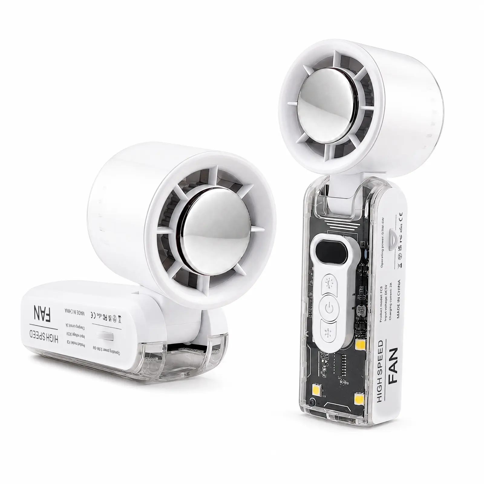 Rechargeable Mini Fan That Blows Ice-Level Cold Air Anywhere