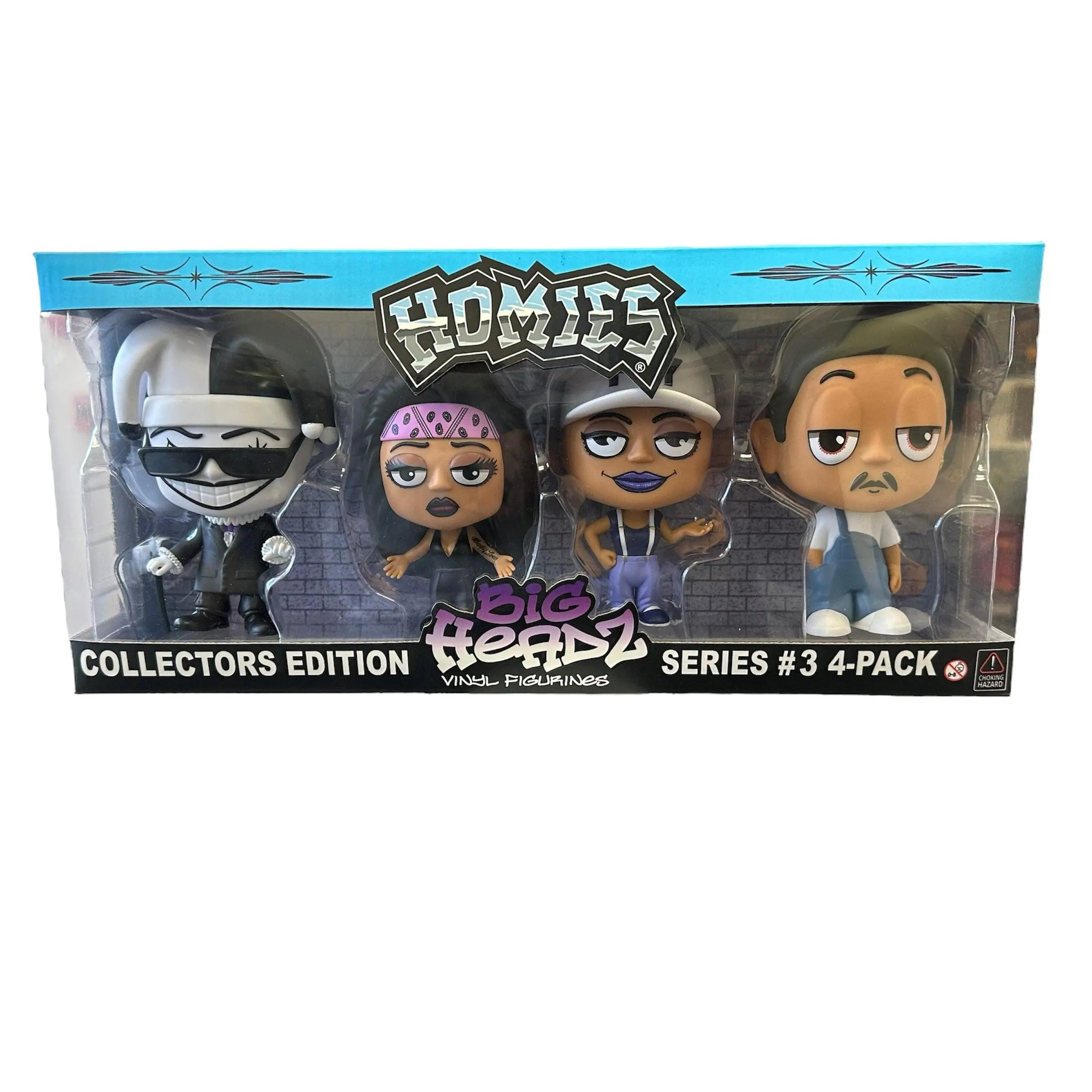 HOMIES™ - BIG HEADZ  4-Pack Figure Set - Series #3